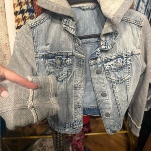 Aeropostale Kids Denim and Gray Jacket